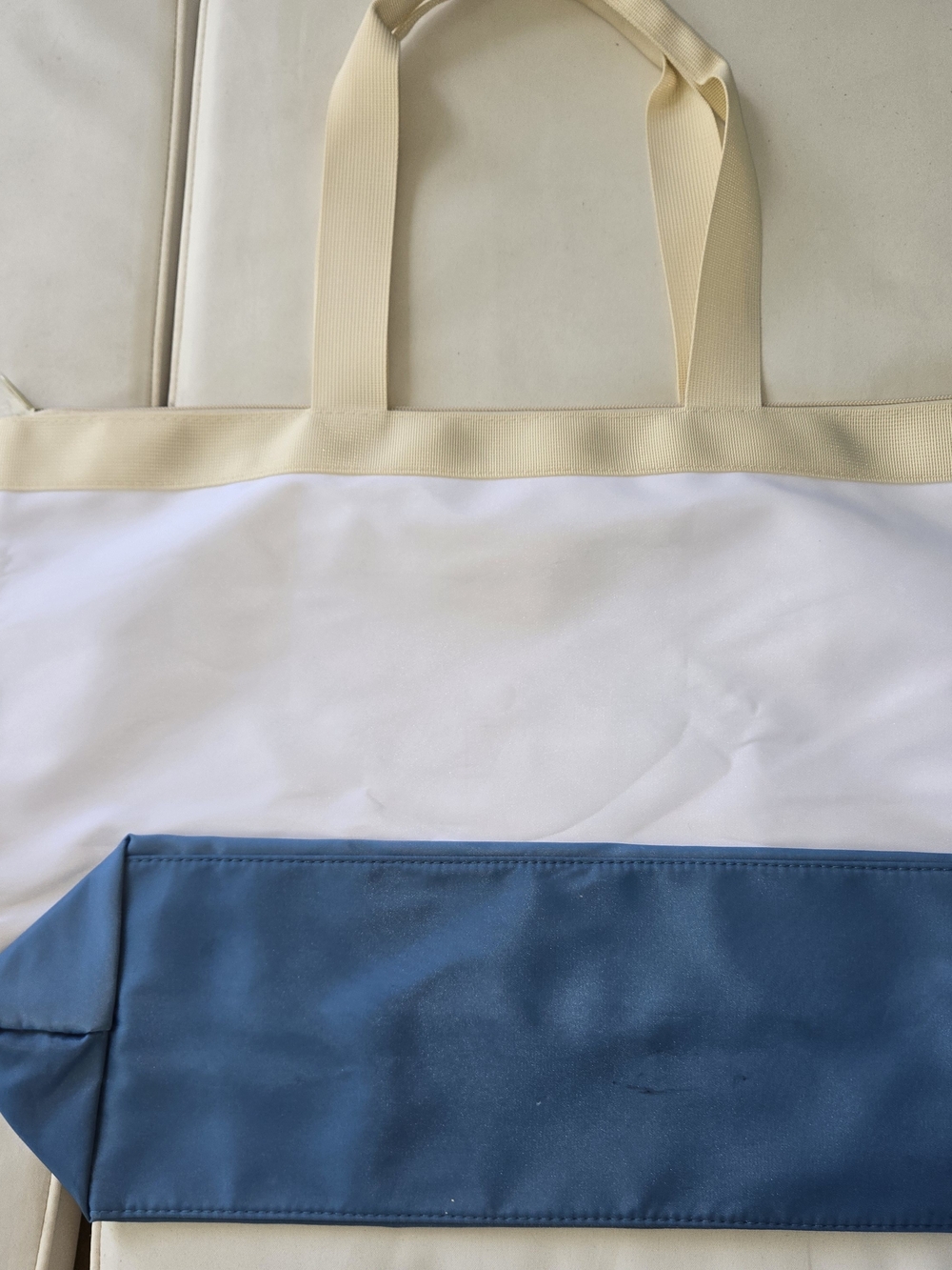 Disney Castaway Club Cruise Tote - Cream & Blue - Picture 3 of 5